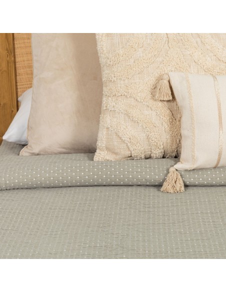 Colcha duplo tecido jacquard Malha colchas-e-edredoes