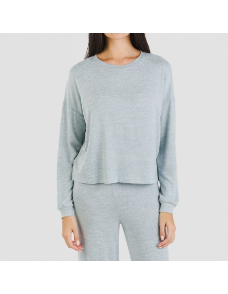 Pijama angorina liso roupa-para-estar-por-casa