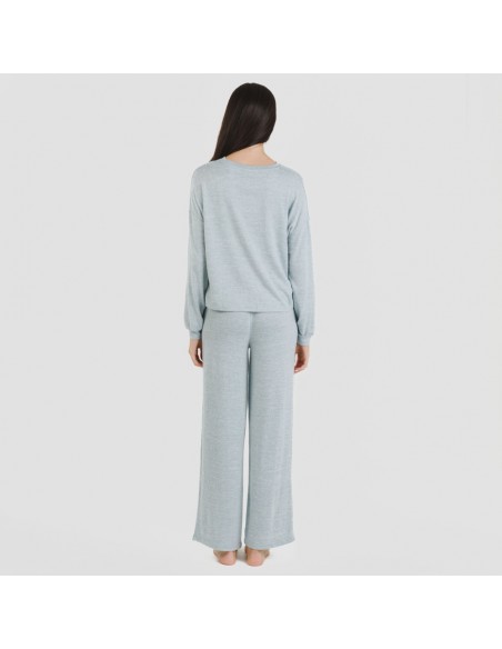 Pijama angorina liso roupa-para-estar-por-casa