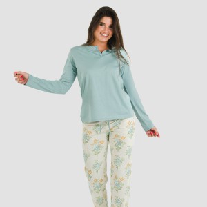 Pijama algodão Lete azul... 2