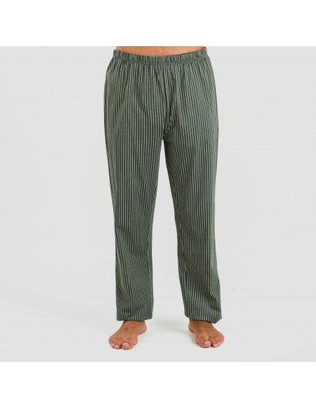 Pijama algodão homem Raya Derek verde escuro pijamas-compridos-homem
