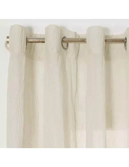 Cortina Liebe cinza claro semitranslucidas