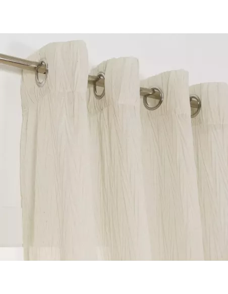 Cortina Liebe cinza claro semitranslucidas