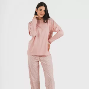 Pijama algodão Checo rosa