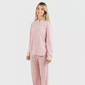 Pijama algodão Kim rosa 2