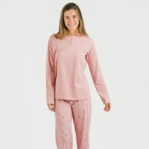 Pijama algodão Mapita rosa 2
