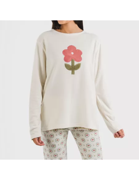 Pijama polar Tulina natural pijama-inverno-mulher