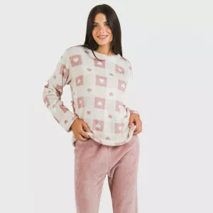 Pijama coral Aurora rosa 2
