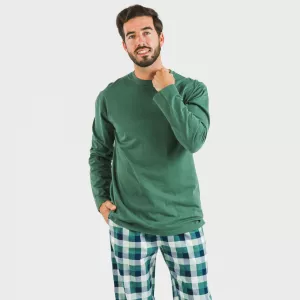 Pijama homem flanela Cuadro...