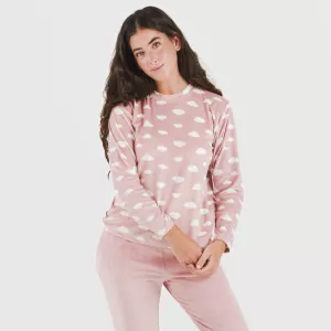 Pijama veludo Nubecita rosa... 2