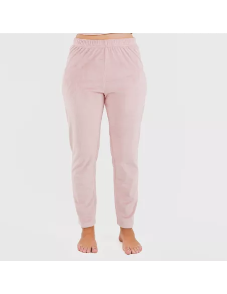 Pijama veludo Nubecita rosa palo pijama-inverno-mulher