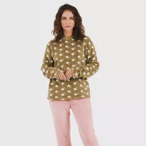 Pijama coral Estelle rosa 2