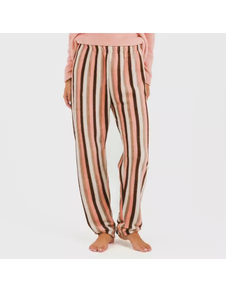 Pijama coral Raya Norma pêssego pijama-inverno-mulher