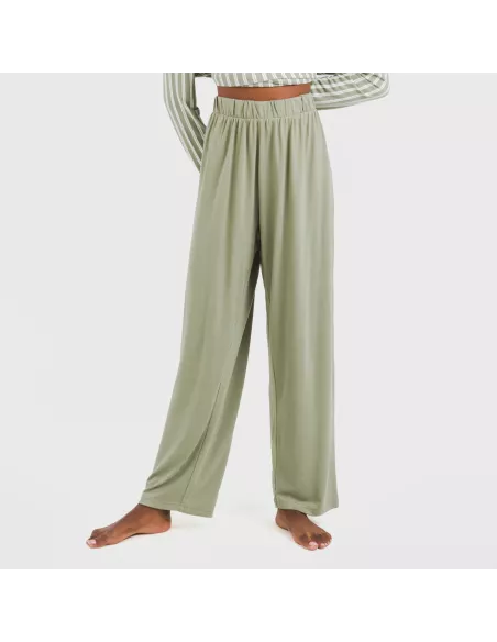 Pijama comprido Secret mulher Raya Marsella verde caça pijamas-compridos-de-mulher