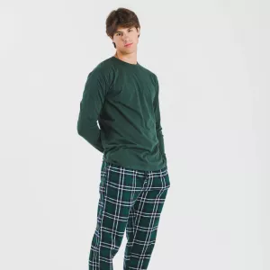 Pijama homem flanela Cuadro... 2