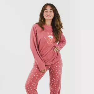 Pijama polar Dada rosa 2