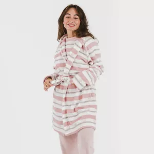 Roupão coral Raya Wilma rosa 2