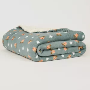 Manta sherpa Tatini verde...