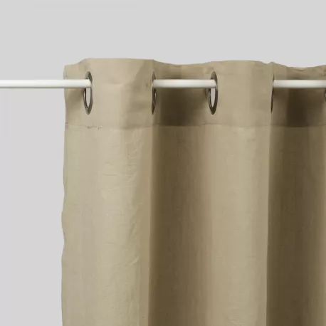 Cortina algodão linho cortinas-e-estores