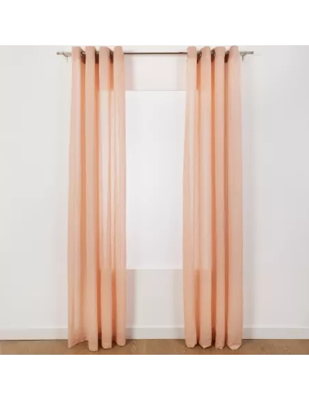 Cortina transparente algodão cortinas-e-estores
