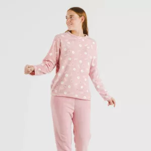 Pijama coral Vickie rosa palo 2
