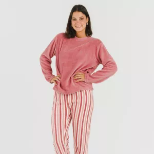 Pijama coral Raya Brooke rosa 2