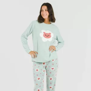 Pijama polar Nolan verde 2