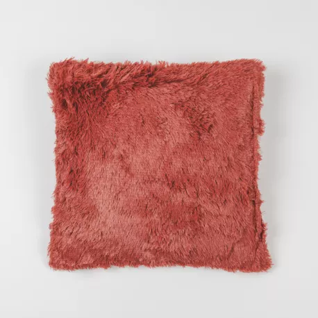 Almofada pelo sherpa lisa 45x45 almofadas