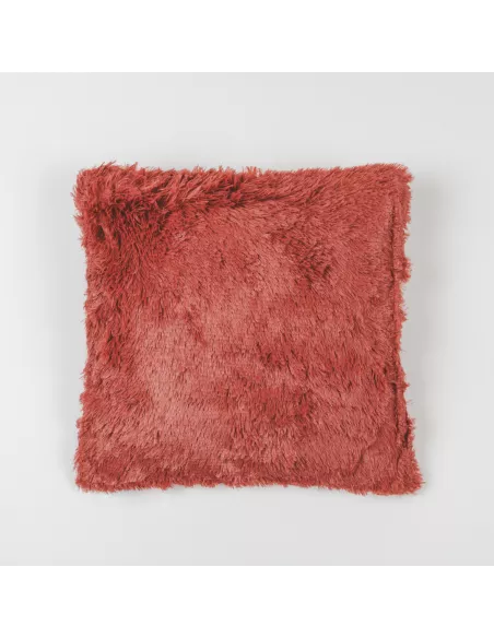 Almofada pelo sherpa lisa 45x45 almofadas