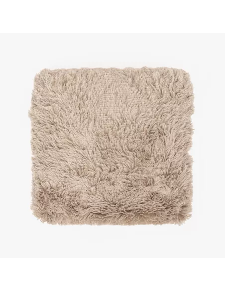 Almofada pelo sherpa lisa 45x45 almofadas