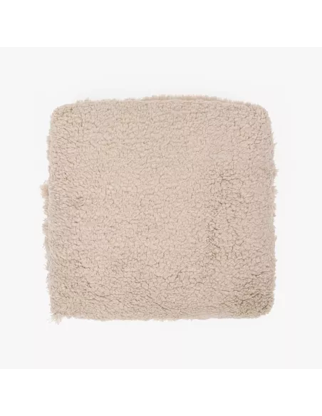 Almofada pelo sherpa lisa 45x45 almofadas
