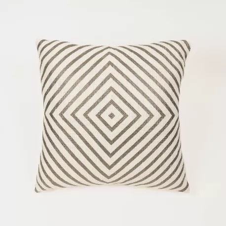 Almofada algodão Diamante lisa 45x45 almofadas