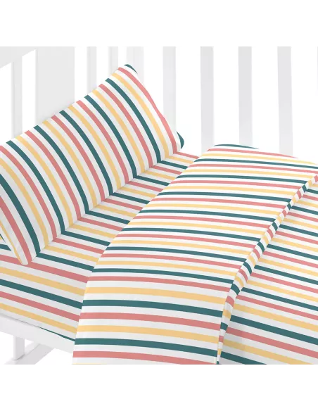 Capa de edredão algodão Raya Laia cama bebé capa-edredao-para-bebe