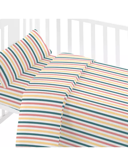 Capa de edredão algodão Raya Laia cama bebé capa-edredao-para-bebe