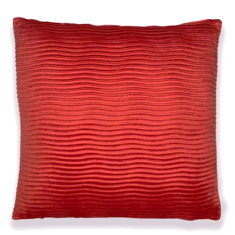 Almofada New Ondas veludo lisa 50x50 almofadas