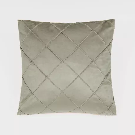 Almofada New Rombo veludo lisa 50x50 almofadas