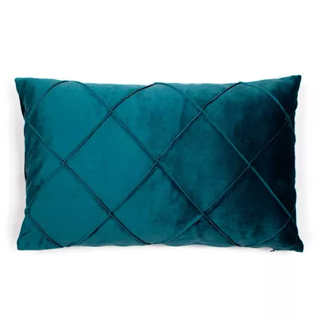 Almofada retangular 30x50 New Rombo veludo lisa almofadas