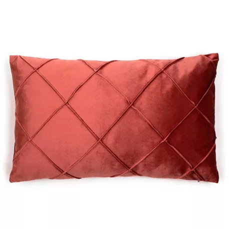 Almofada retangular 30x50 New Rombo veludo lisa almofadas