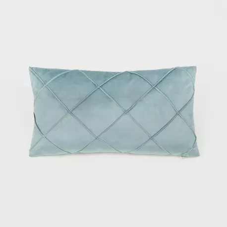 Almofada retangular 30x50 New Rombo veludo lisa almofadas