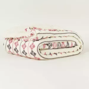 Manta sherpa Casimira malva