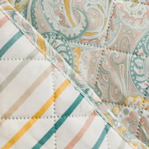 Colcha bouti Cachemir verde 2