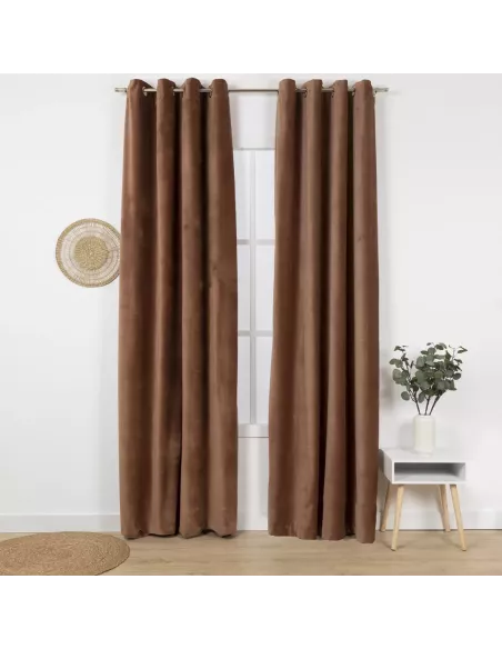 Cortina veludo algodão cortinas-e-estores