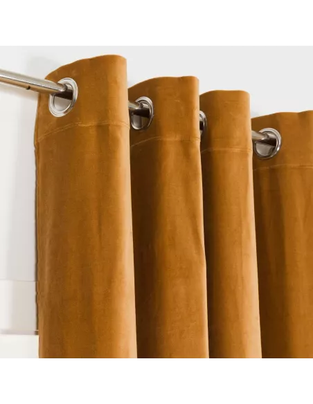 Cortina veludo algodão cortinas-e-estores