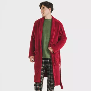 Roupão coral homem lisos 2