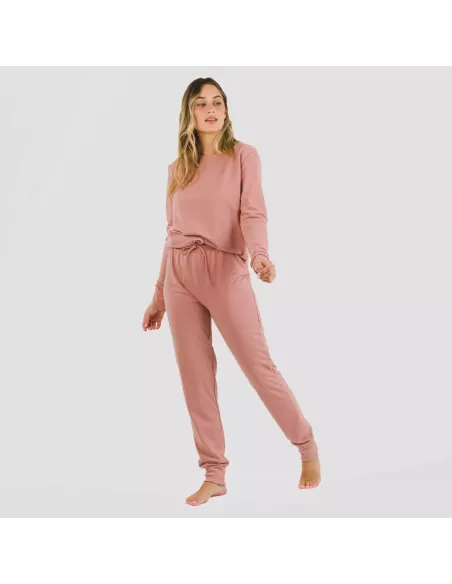 Calças compridas básicas desportivas mulher roupa-para-estar-por-casa