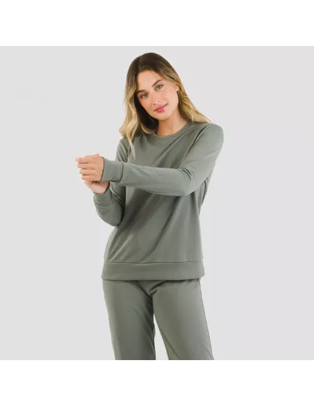 Camisola básica desportiva mulher roupa-para-estar-por-casa