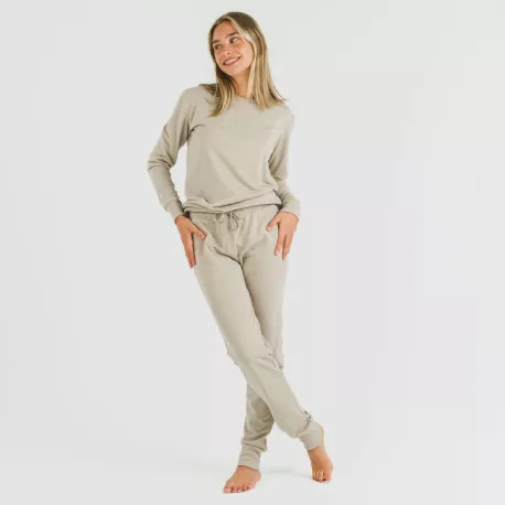 Camisola básica desportiva mulher roupa-para-estar-por-casa
