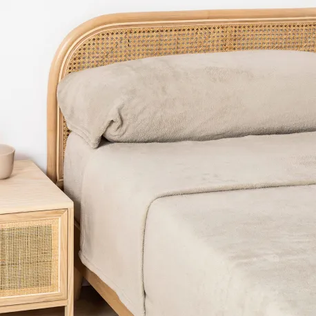 Jogo de lençóis veludo liso cama-90