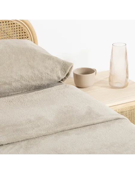 Jogo de lençóis veludo liso cama-90