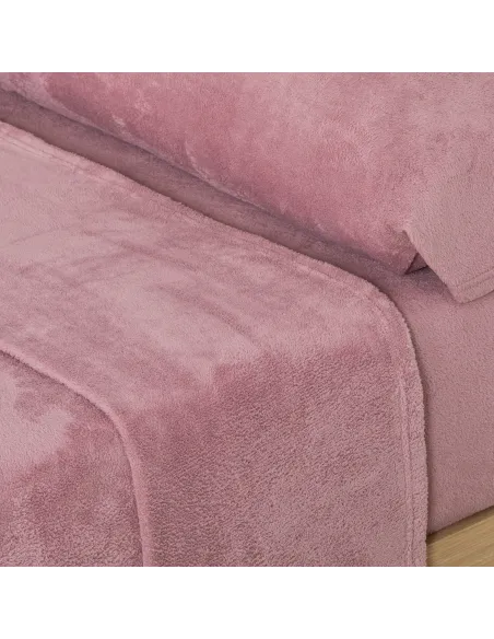 Jogo de lençóis veludo liso cama-90